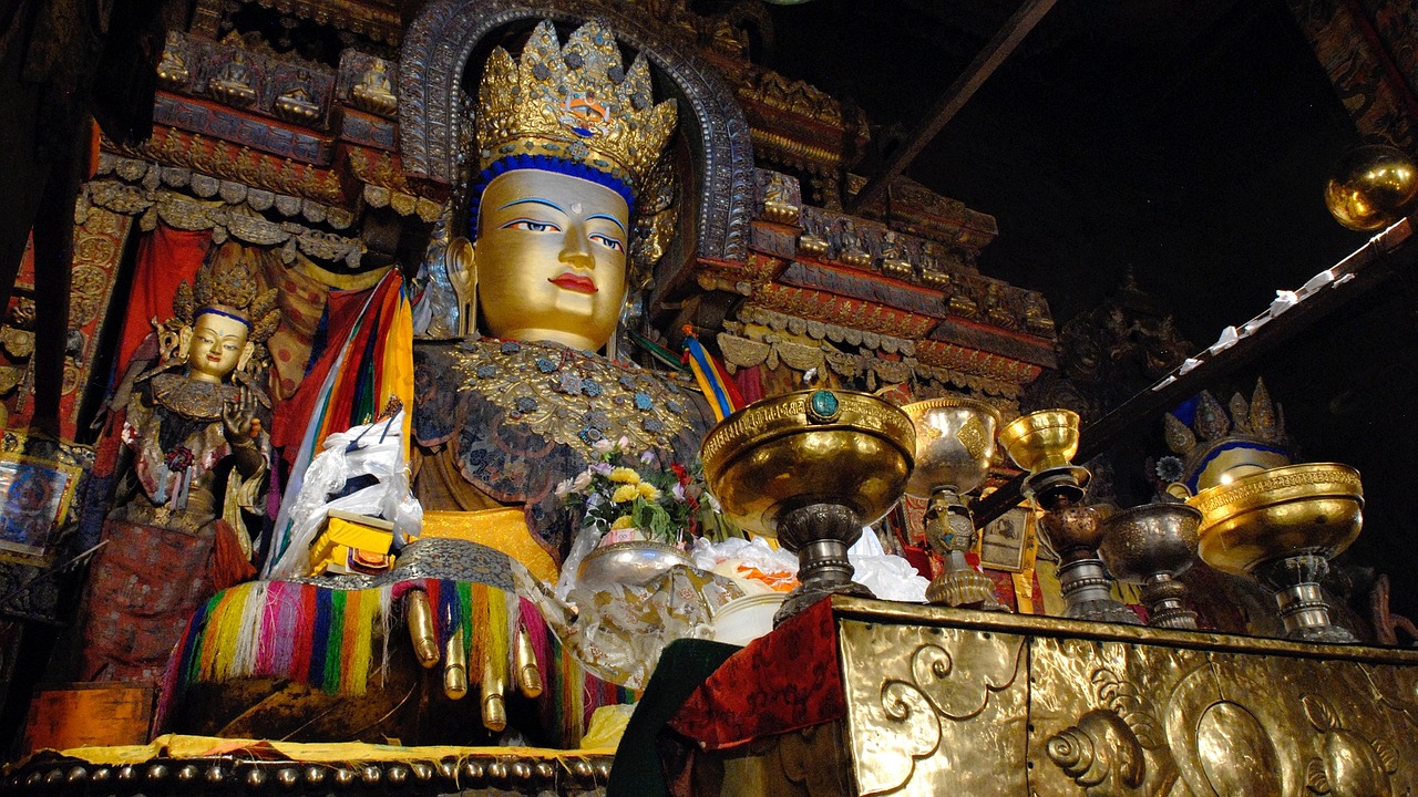 Tibetas, Vienuolynas, Buda, Šventykla, Nemokamos Nuotraukos,  Nemokama Licenzija