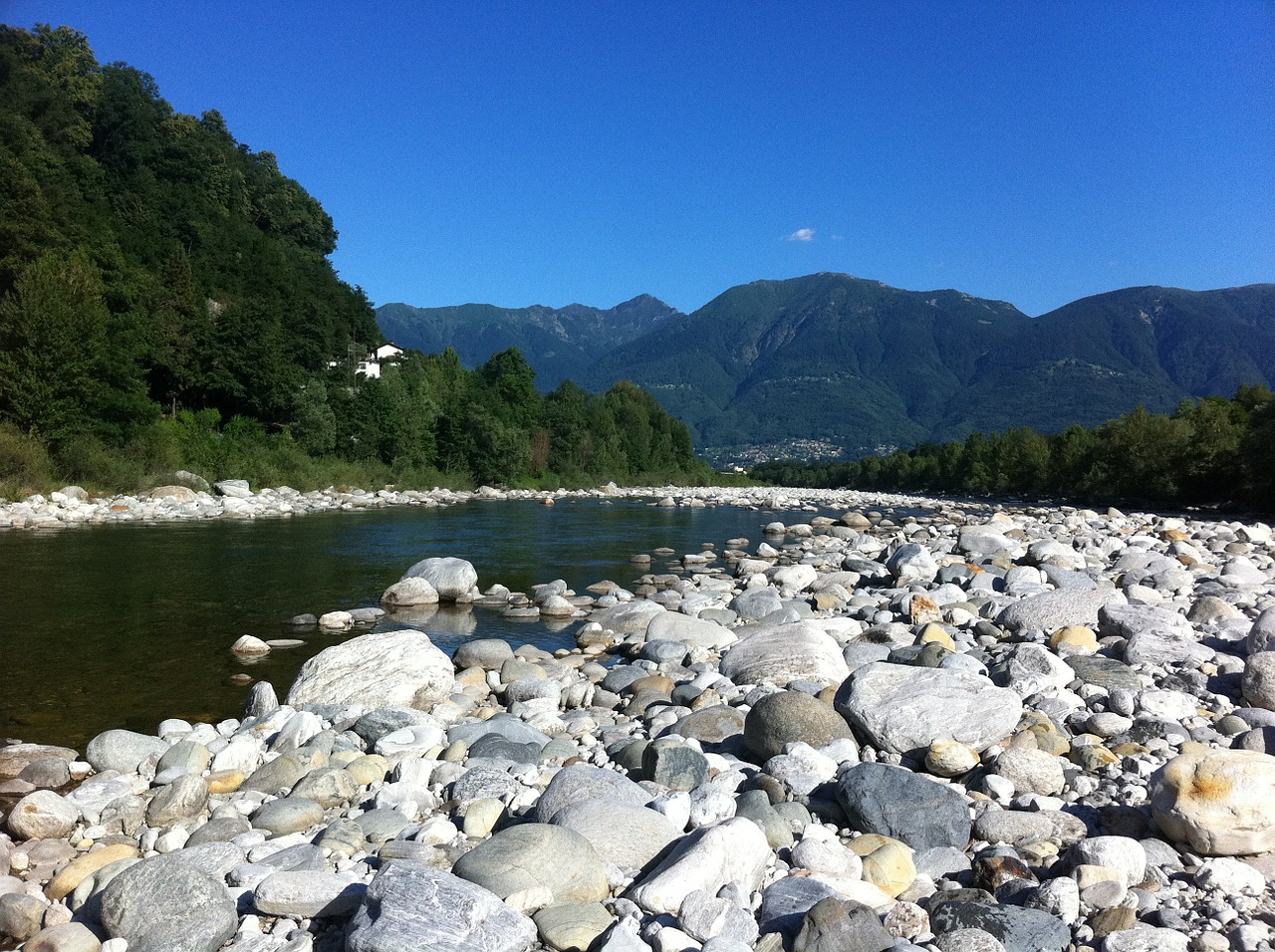 Ticino, Upė, Akmenys, Kalnai, Alpių, Nemokamos Nuotraukos,  Nemokama Licenzija