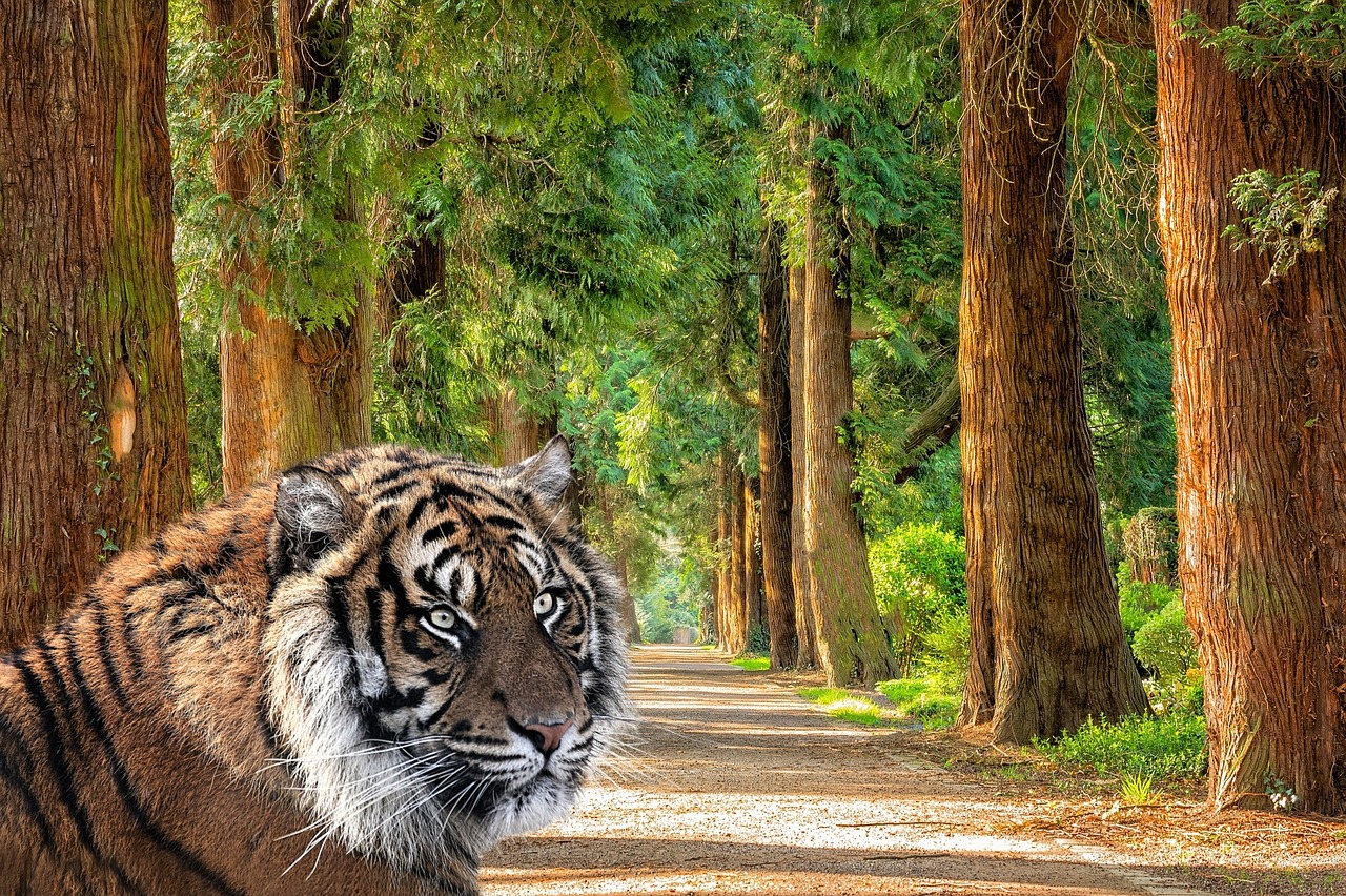 Tigras,  Miškai,  Medžiai,  Pobūdį,  Takas, Nemokamos Nuotraukos,  Nemokama Licenzija