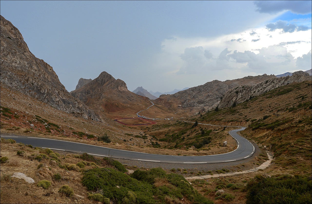 Tikjda, Kabylie, Algeria, Migla, Kraštovaizdis, Medis, Žygiai, Sniegas, Dėl, Aukštis