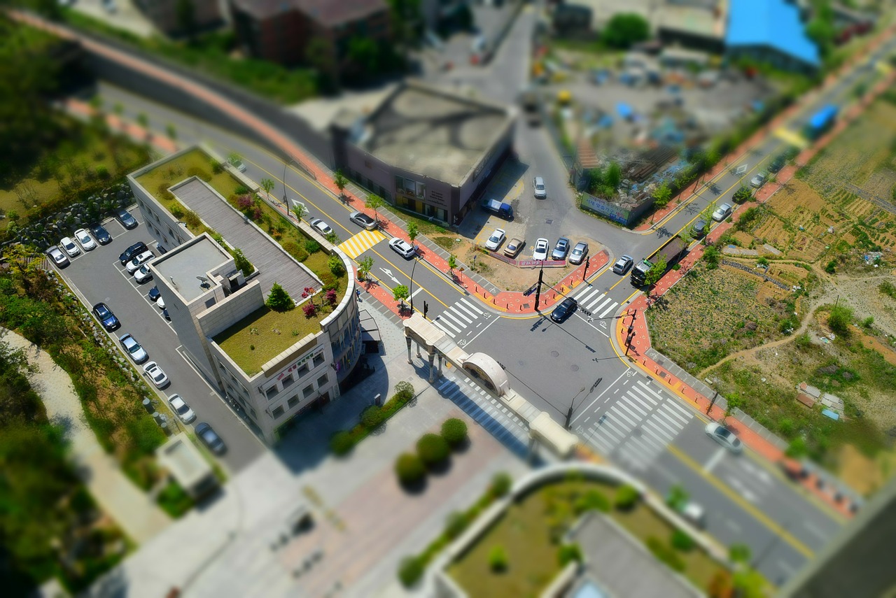 Pakreipti, Poslinkis, Namas, Gatvė, Automobiliai, Transporto Priemonės, Kelionė, Tilt-Shift, Nemokamos Nuotraukos,  Nemokama Licenzija