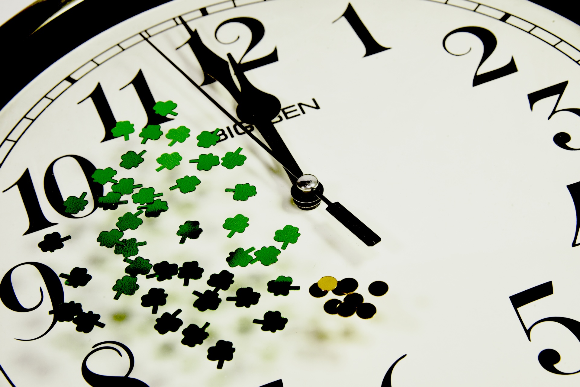 Laikas,  Laikrodis,  & Nbsp,  Patricks & Nbsp,  Diena,  Apdaila,  Šventė,  Žalias,  Airiškas,  Gluosniai