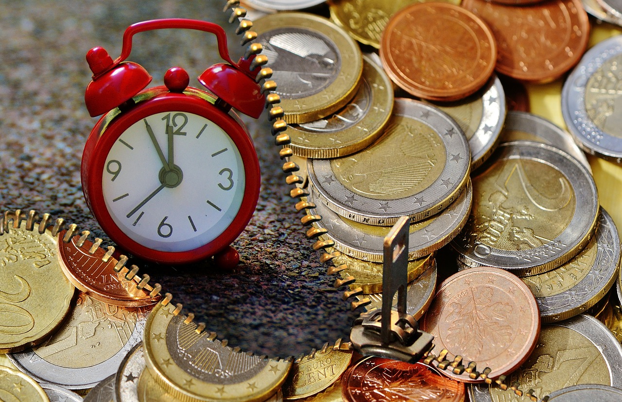 Laikas Yra Pinigai, Valiuta, Euras, Laikrodis, Žadintuvas, Pinigai, Pelnas, Karjera, Profesija, Pinigai Ir Pinigų Ekvivalentai