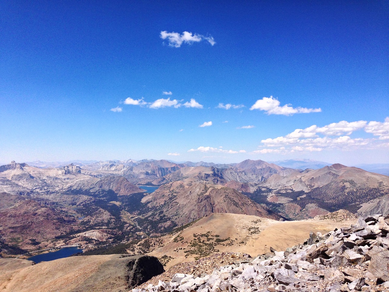 Tioga Pass, Mt Dana, Panorama, Aukščiausiojo Lygio Susitikimas, Mėlynas Dangus, Kraštovaizdis, Gamta, Dykuma, Aukštas, Kalnas