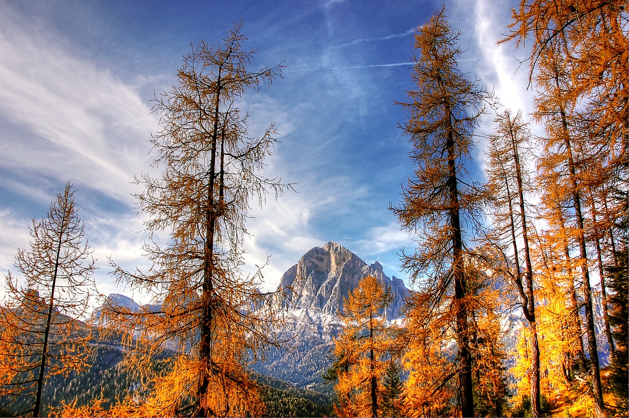 Tofane,  Dolomitai,  Pobūdį,  Unesco Pasaulio Paveldas,  Debesys,  Dangus,  Alpine,  Italija,  Kalnai,  Alm