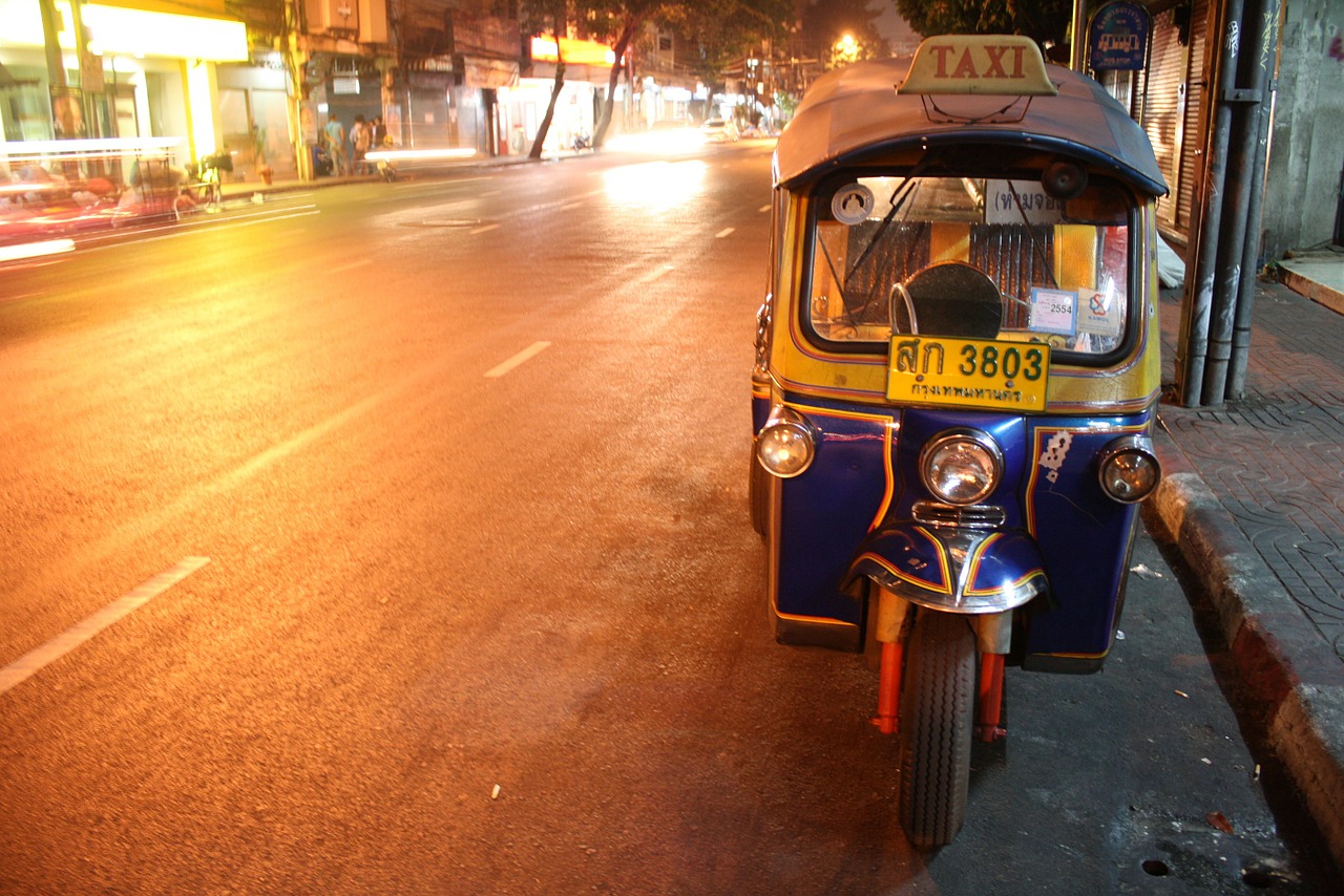 Tuktuk, Tajų, Kelias, Tailandas, Nemokamos Nuotraukos,  Nemokama Licenzija