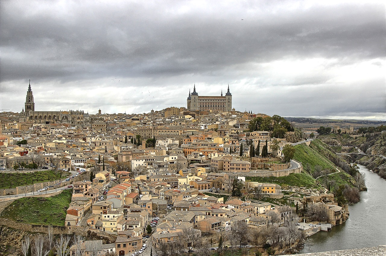 Toledo, Tajo, Castilla, Ispanija, Paminklai, Architektūra, Paveldas, Panoraminis, Nemokamos Nuotraukos,  Nemokama Licenzija
