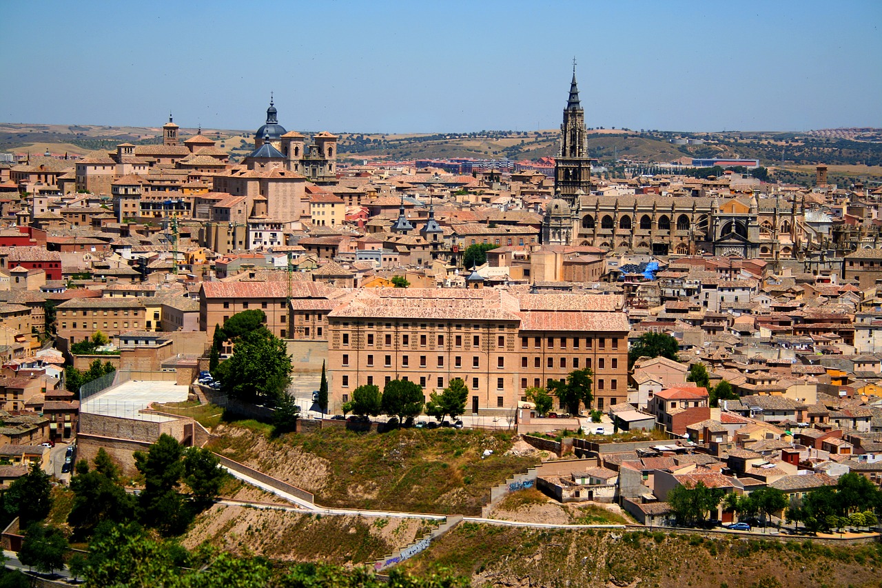 Toledo, Ispanija, Panorama, Viduramžių, Architektūra, Turizmas, Ispanų, Miestas, Manča, Žinomas