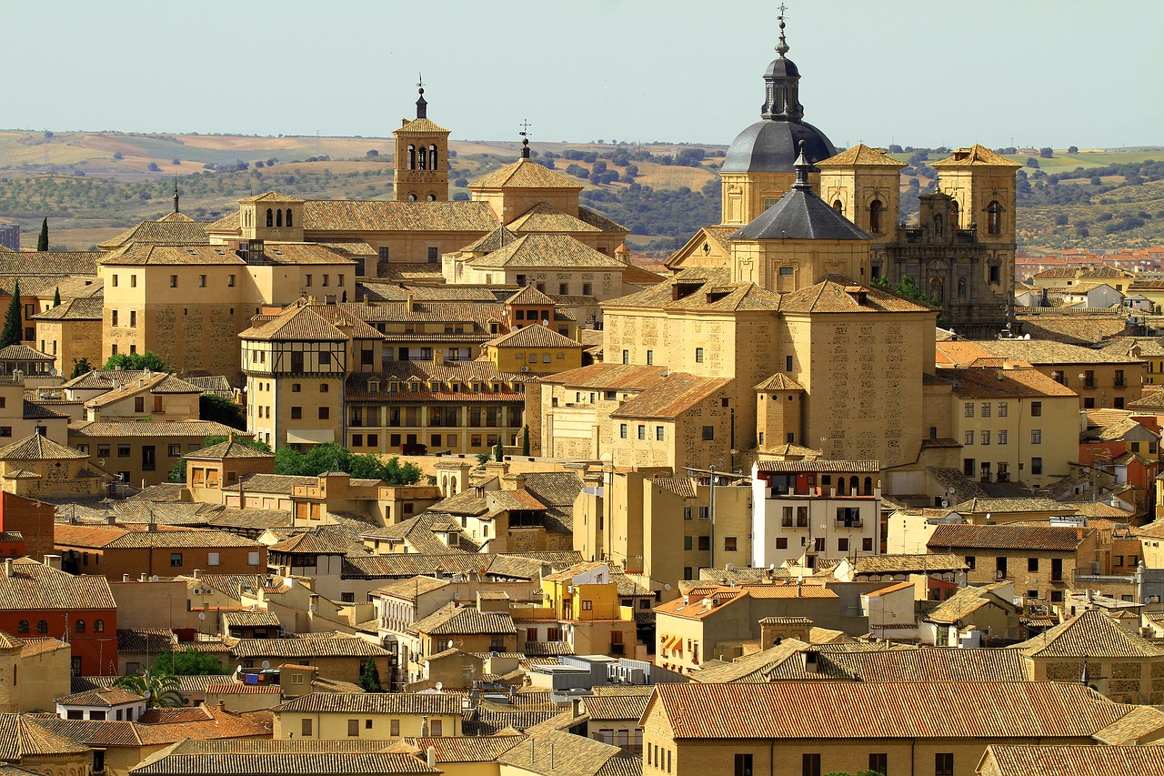 Toledo, Ispanija, Bažnyčia, Namai, Viduramžių, Architektūra, Bokštas, Orientyras, Ispanų, Miestas