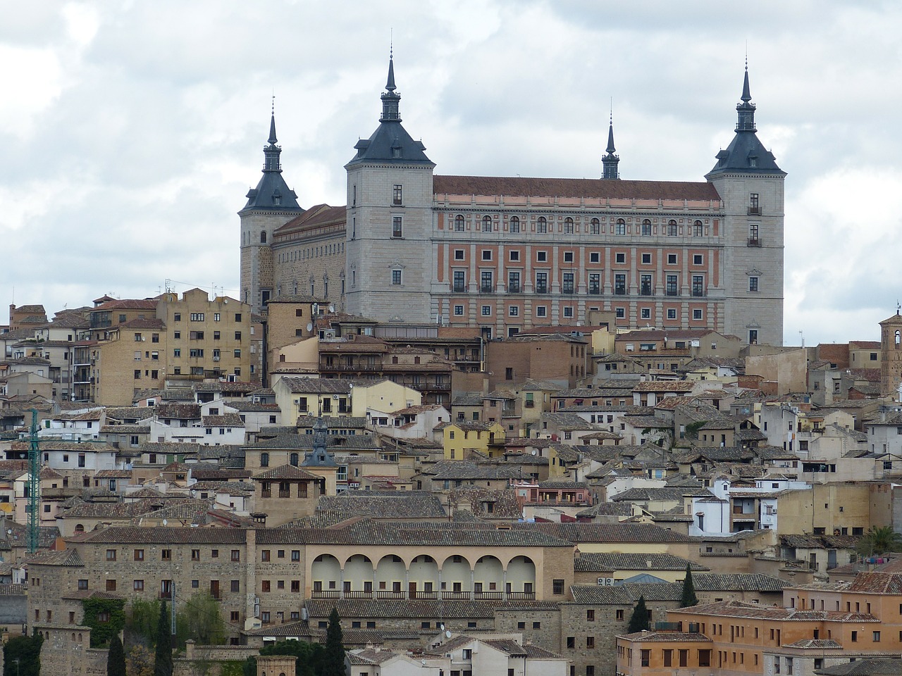 Toledo, Ispanija, Kastilija, Senamiestis, Istoriškai, Viduramžiai, Istorinis Miesto Centras, Unesco Pasaulio Paveldo Vieta, Pasaulinis Paveldas, Bokštas