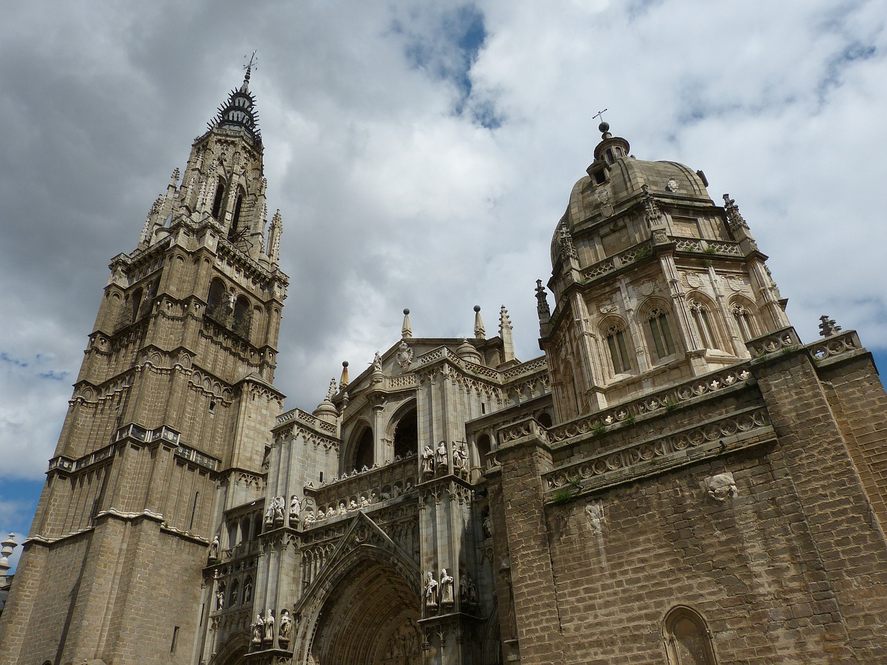 Toledo, Katedra, Bažnyčia, Kupolas, Ispanija, Kastilija, Senamiestis, Istoriškai, Bokštas, Viduramžiai