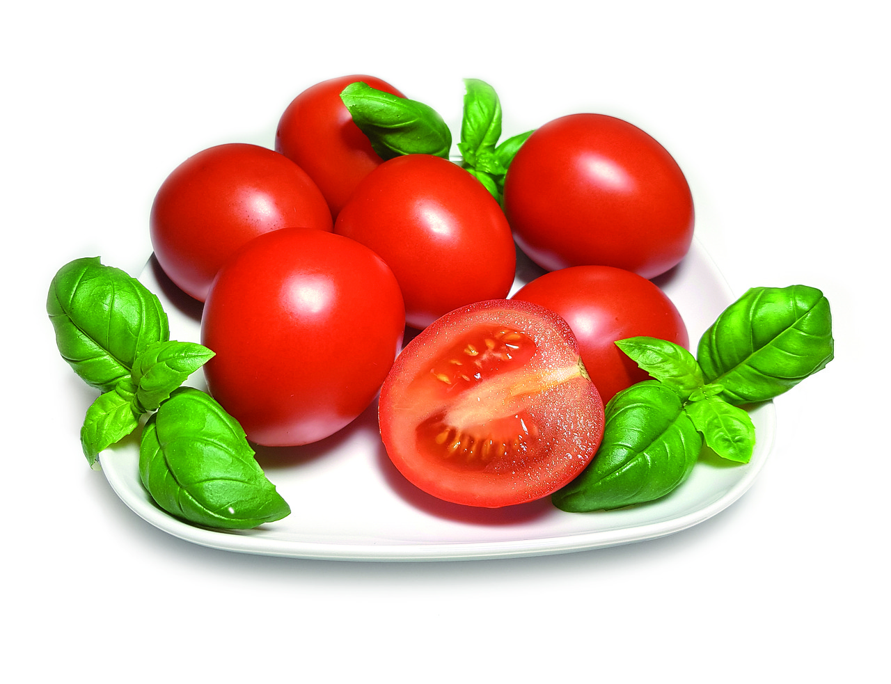 Pomidorų,  Raudona,  Bazilikų,  Augalinis,  Valgymas,  Šviežias, Nemokamos Nuotraukos,  Nemokama Licenzija
