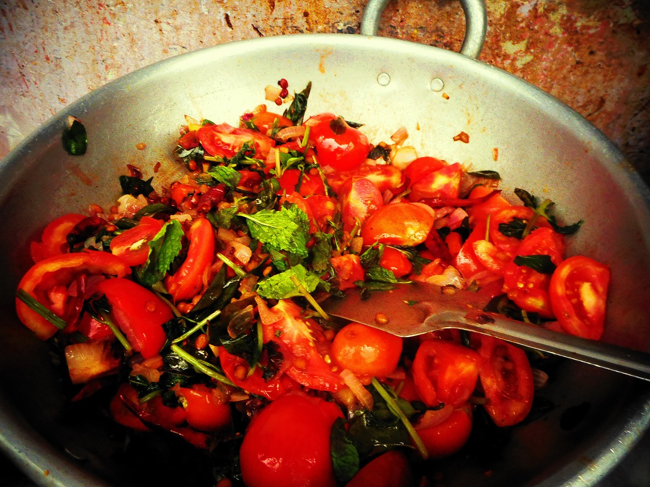 Pomidoras, Raudona, Gyvas, Maistas, Kepti, Indijos, Sveikas, Daržovių, Maistas, Ingredientas