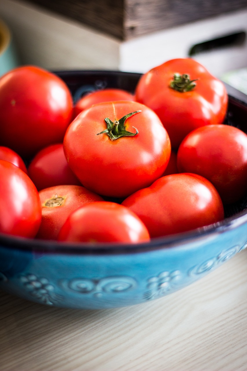 Pomidorai, Daržovių, Sveikas, Maistas, Šviežias, Ekologiškas, Dubuo, Prinokę, Mityba, Raudona