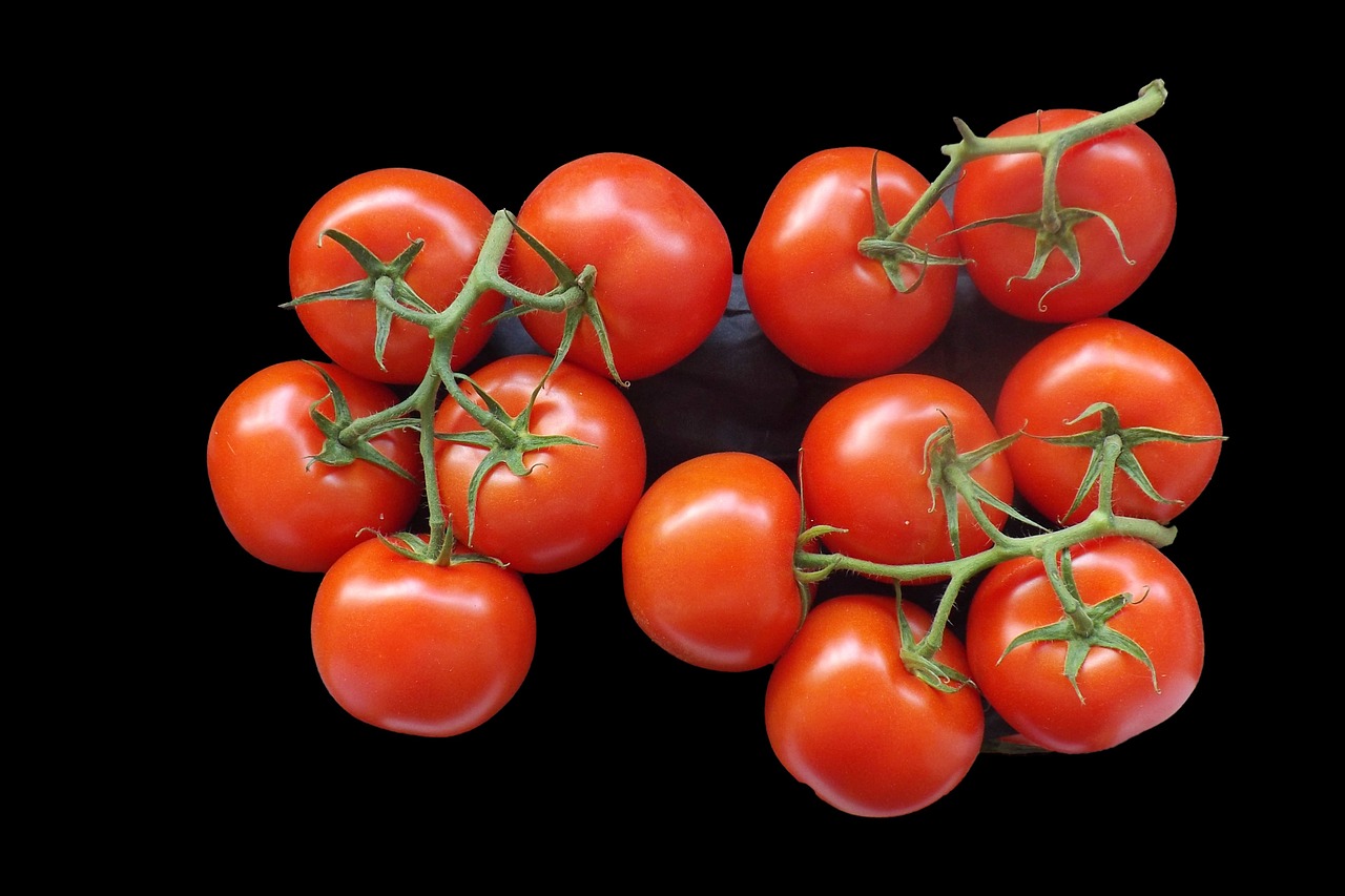 Pomidorai, Krūmų Pomidorai, Maistas, Raudona, Frisch, Nemokamos Nuotraukos,  Nemokama Licenzija