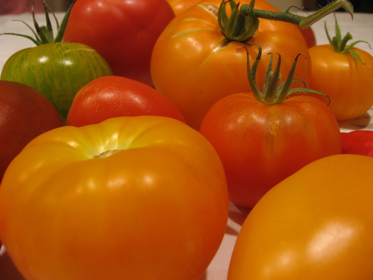 Pomidorai, Veislės, Įvairovė, Oranžinė, Žalias, Raudona, Nemokamos Nuotraukos,  Nemokama Licenzija
