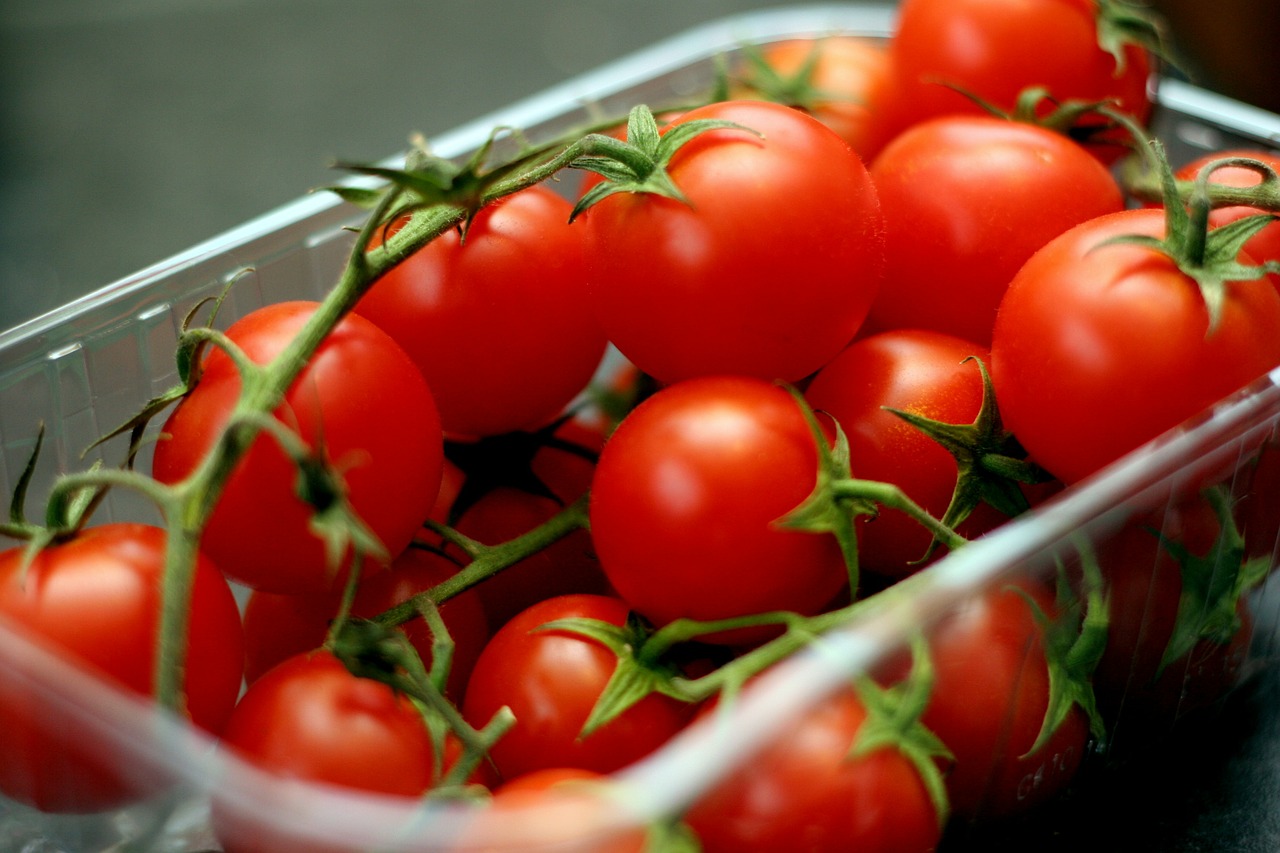 Pomidorai, Pomidoras, Vynmedis, Raudona, Sveikas, Prinokę, Daržovių, Šviežias, Ekologiškas, Ingredientas