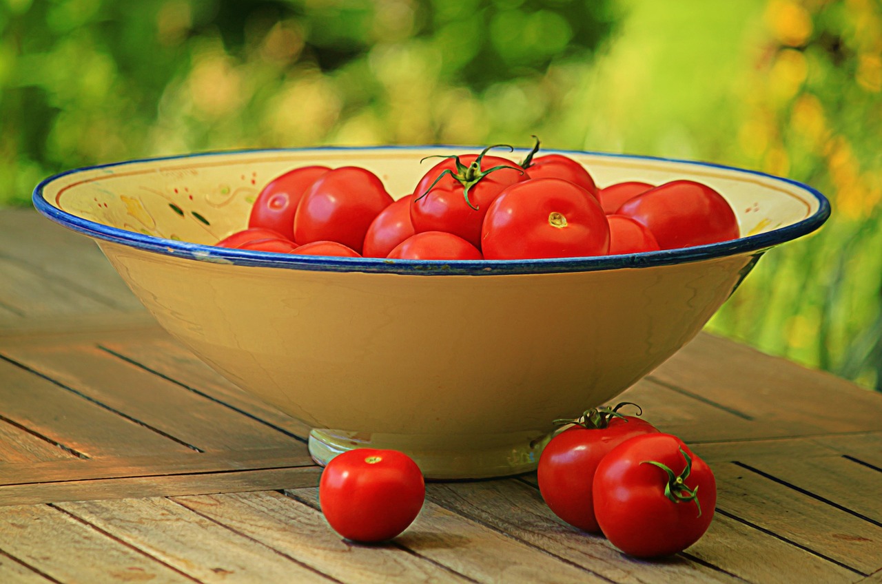 Pomidorai, Vaisiai, Daržovės, Maistas, Skanus, Sveikas, Vitaminai, Santvaros, Viduržemio Jūros, Raudona