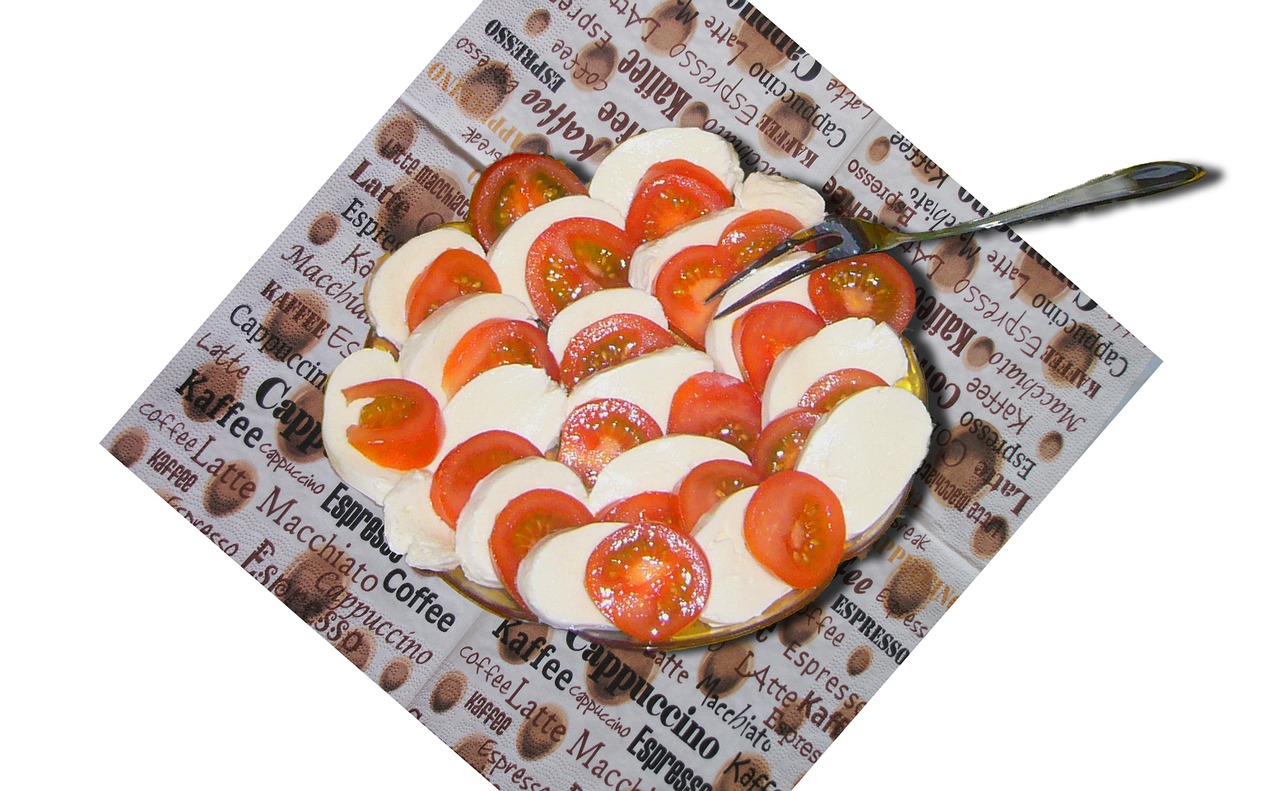 Pomidorai, Mozarella, Daržovės, Ispanų, Nemokamos Nuotraukos,  Nemokama Licenzija