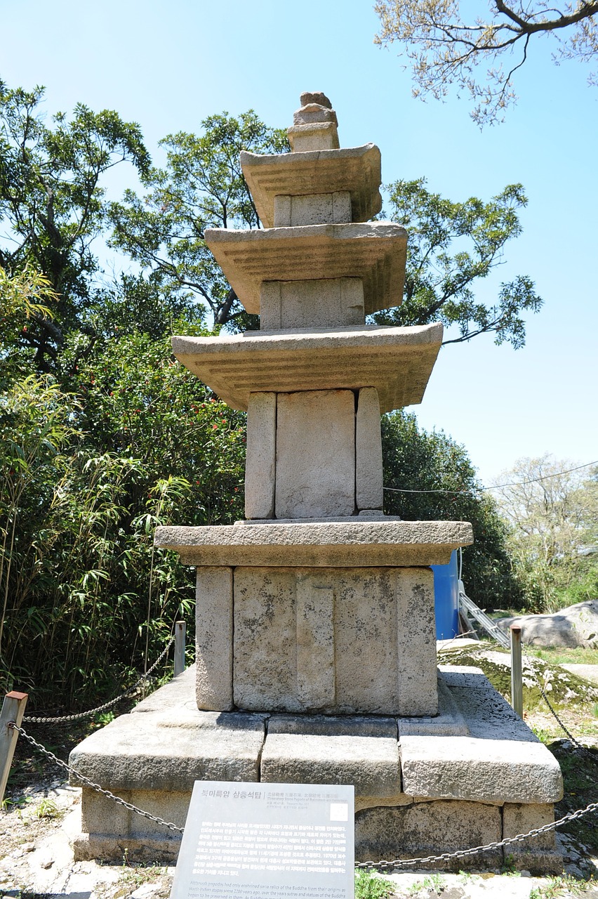Viršuje, Akmens Bokštas, Lobis, Daeheungsa, Korėjos Respublika, Festivalis, Trečioji Pagoda, Akmuo, Hainanas, Budizmas