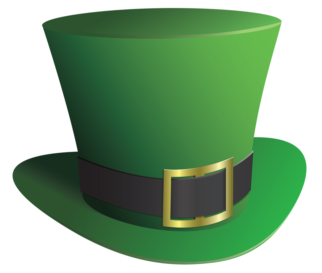 Viršutinė Skrybėlė, Leprechaun Hat, Šv Patriko Diena, Švento Patriko Diena, Airiškas, Sėkmė, Šventė, Žalias, Dizainas, Simbolis