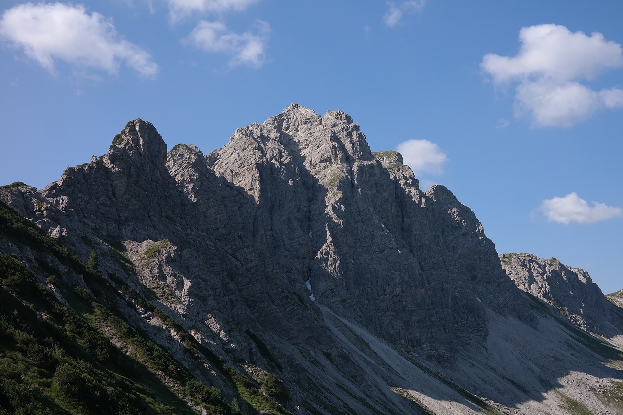 Baseinų Viršus, Kalnas, Viršūnių Susitikimas, Kirsti, Allgäu Alpės, Nemokamos Nuotraukos,  Nemokama Licenzija