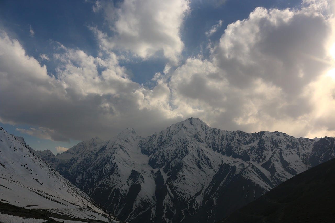 Vaizdas Iš Viršaus,  Kelionėse,  Himalajai,  Himachal Pradesh,  Spiti Valley,  Sniego Kalnai,  Didieji Himalajų Kalnai,  Grožio,  Kraštovaizdis, Nemokamos Nuotraukos