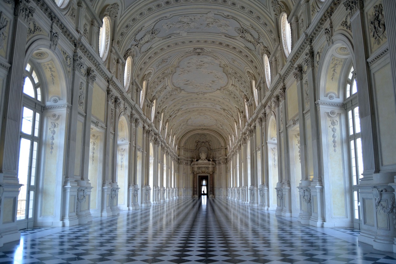 Torino, Italy, Karališkasis Rūmai, Venaria, Architektūra, Palazzo, Turizmas, Geometrijos, Nemokamos Nuotraukos,  Nemokama Licenzija