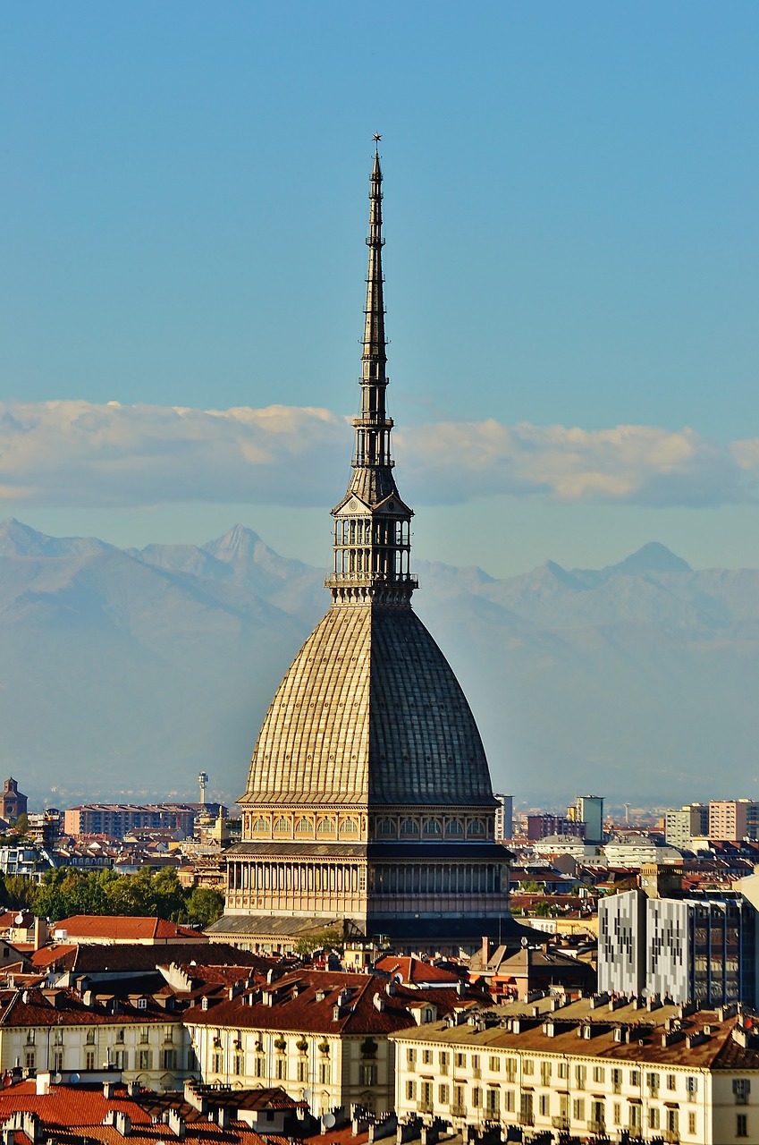 Torino, Molas, Italy, Antoneliana, Piemonte, Kraštovaizdis, Nemokamos Nuotraukos,  Nemokama Licenzija