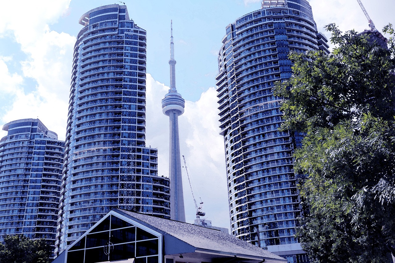 Toronto, Bokštas, Dangoraižis, Centro, Nemokamos Nuotraukos,  Nemokama Licenzija