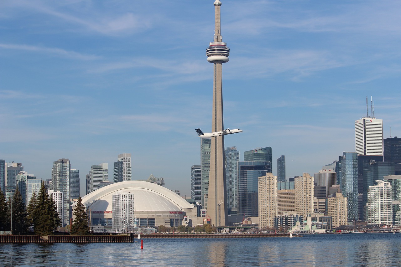 Toronto, Panorama, Cn Bokštas, Kanada, Ontarijas, Nemokamos Nuotraukos,  Nemokama Licenzija