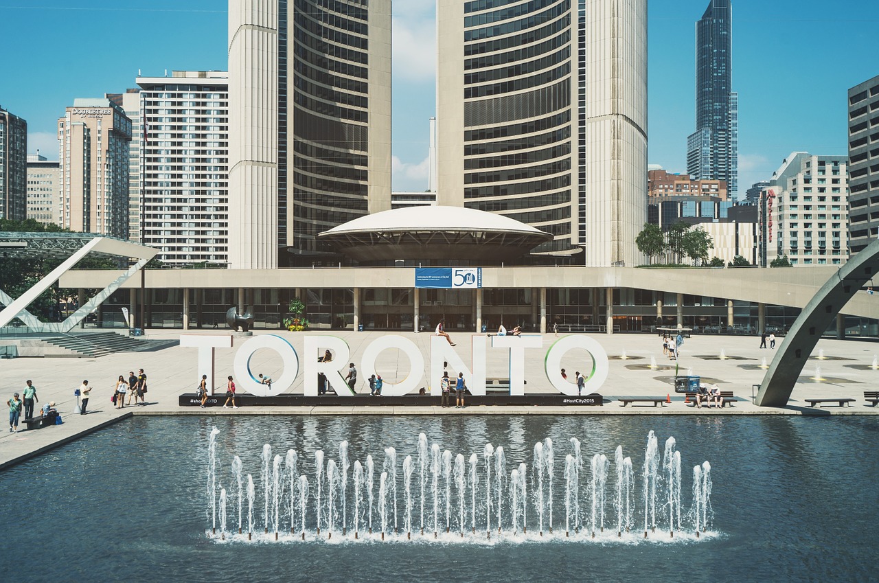 Toronto Miesto Rotušė, Nauja Miesto Salė, Toronto, Kanada, Architektūra, Fasadas, Ontarijas, Pastatas, Šiuolaikiška, Centro