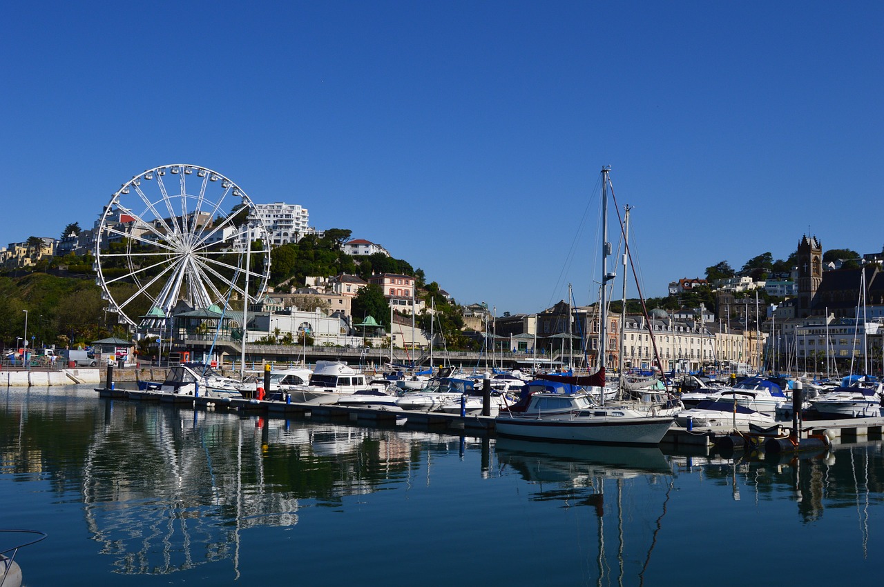 Torquay, Uostas, Uostas, Devon, Vanduo, Vandenynas, Pajūryje, Kraštovaizdis, Jūros Dugnas, Kranto