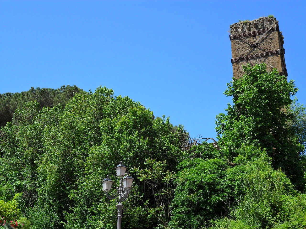 Torre, Medžiai, Žalias, Viduramžiai, Gamta, Dangus, Seiche Aurunca, Nemokamos Nuotraukos,  Nemokama Licenzija