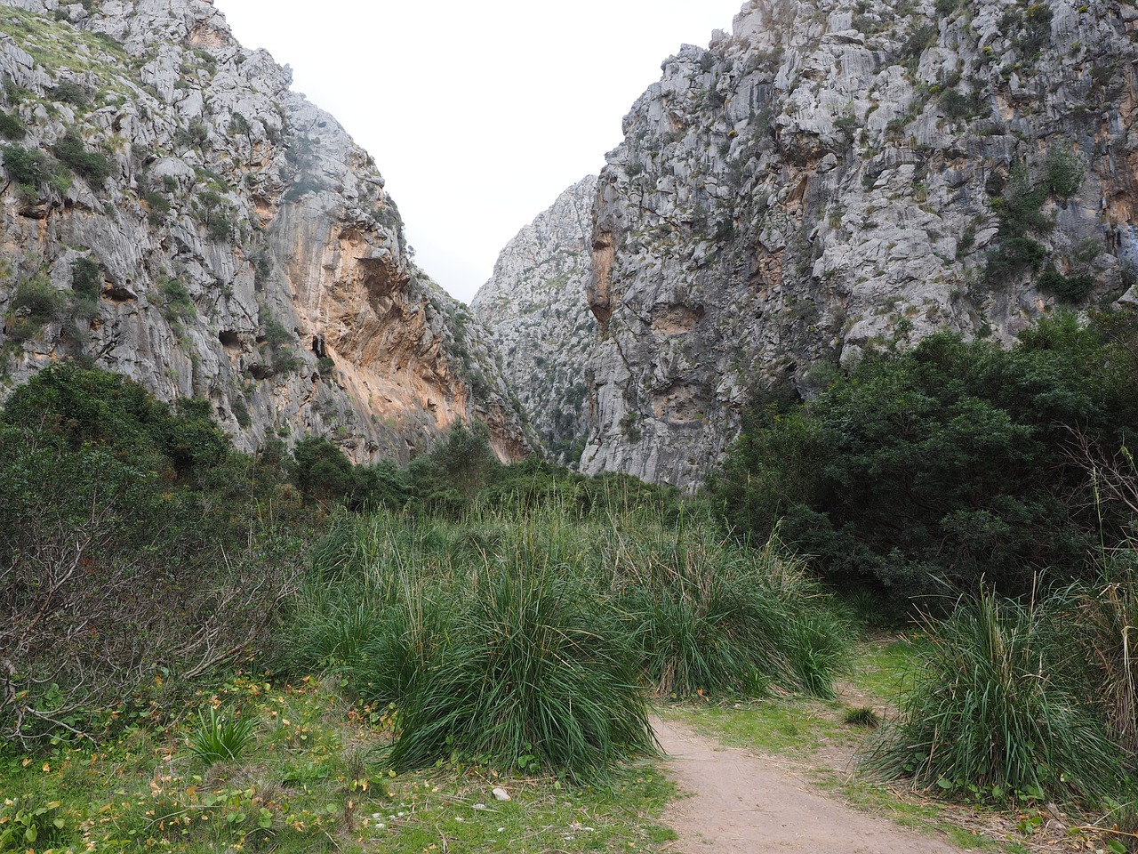 Torrent Pareis, Gorge, Upės Griovys, Dehidratuotas, Sa Kalobra, Kalio Bosas, Serra De Tramuntana, Maljorka, Lankytinos Vietos, Gamtos Stebūklai