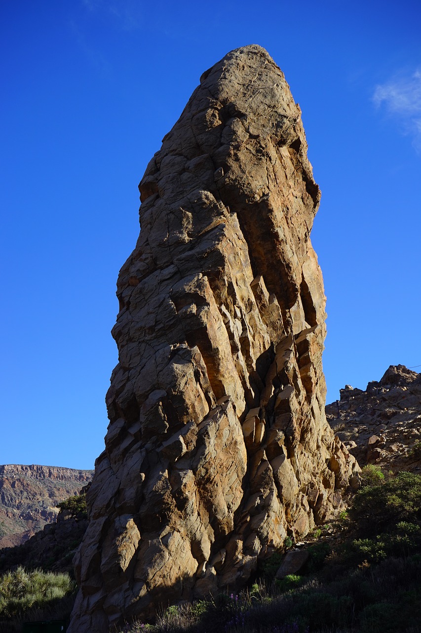 Torrotito, Roque Torrotito, Uolos Bokštas, Pinnacle, Rokas, Roque De Garcia, Ucanca Lygis, Uolos, Bazaltas, Lava