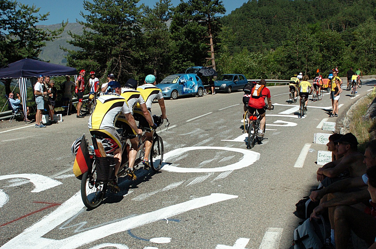 Tour De France, Į Kalną, Trys, Tandemas, Nemokamos Nuotraukos,  Nemokama Licenzija