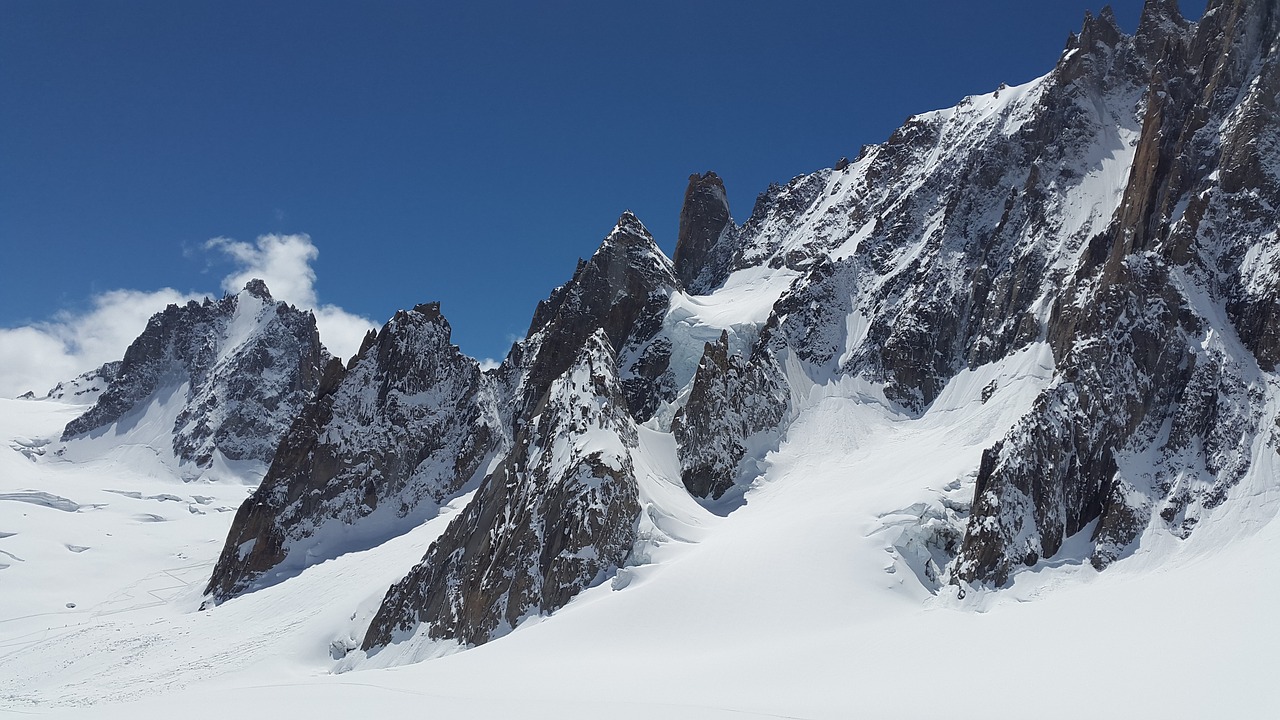 Kelionių Ronde, Aukšti Kalnai, Grand Capucin, Chamonix, Mont Blanc Group, Kalnai, Alpių, Aukščiausiojo Lygio Susitikimas, Sniegas, Aukštas
