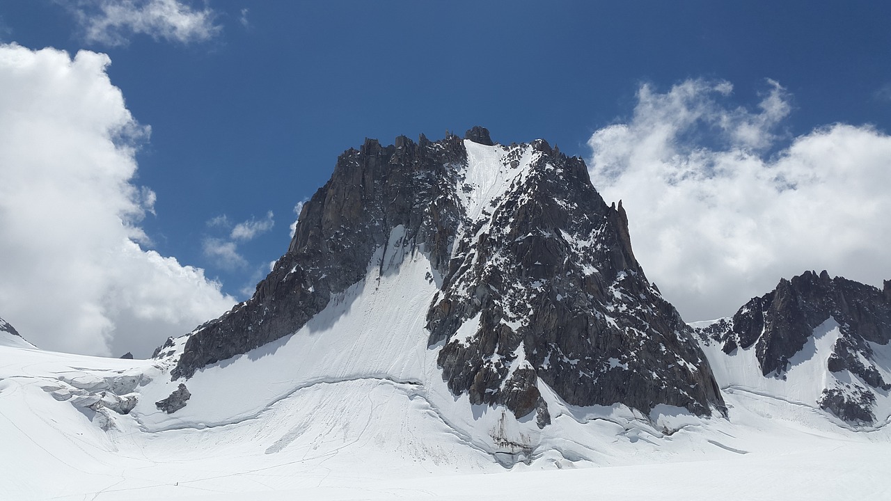 Kelionių Ronde, Šiaurinė Siena, Chamonix, Kalnai, Alpių, Aukšti Kalnai, Granitas, Sniegas, France, Alpinizmas