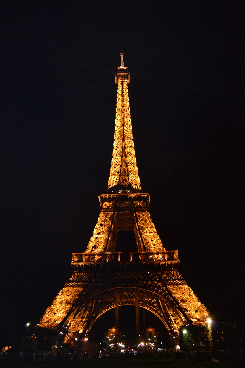 Bokštas, Eifelio Bokštas, Eifelis, Paris, Naktis, Architektūra, Nemokamos Nuotraukos,  Nemokama Licenzija