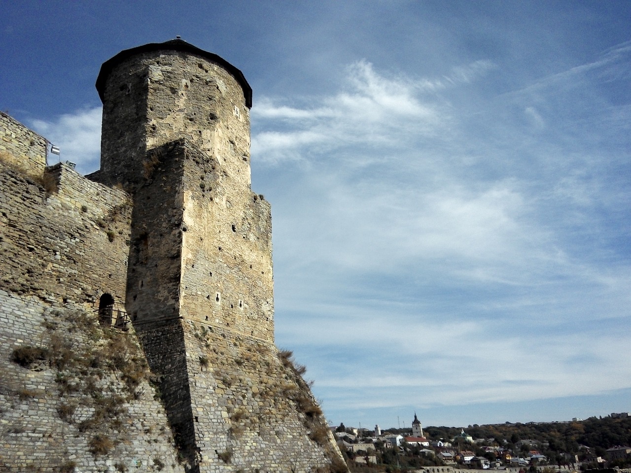 Bokštas, Pilis, Tvirtovė, Mėlynas Dangus, Kamyants-Podolsky, Miestas, Architektūra, Nemokamos Nuotraukos,  Nemokama Licenzija