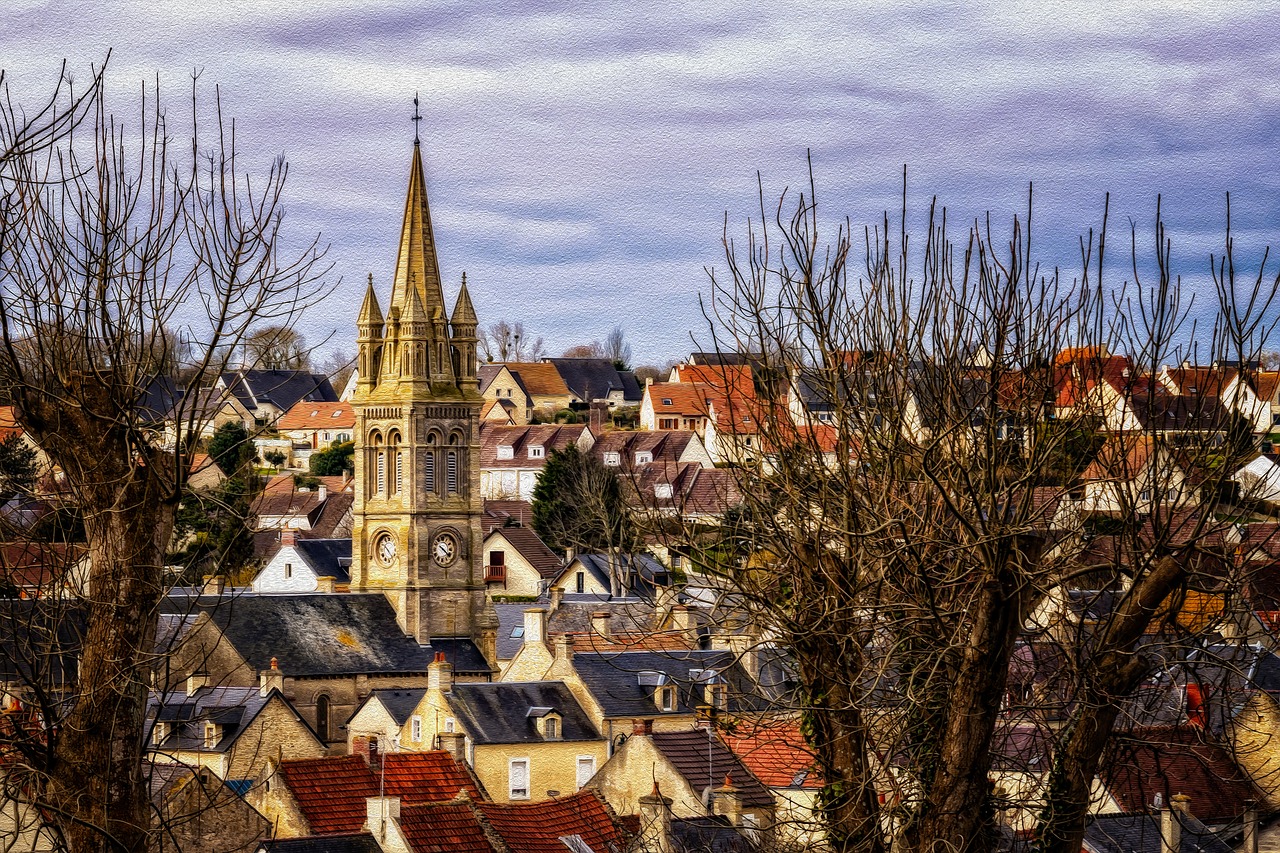 Bokštas,  Bokštas,  Notre Dame,  France,  Normandija,  Arromanches-Les-Bains,  Architektūra,  Pastatas,  Laikrodzio Bokstas,  Laikrodis