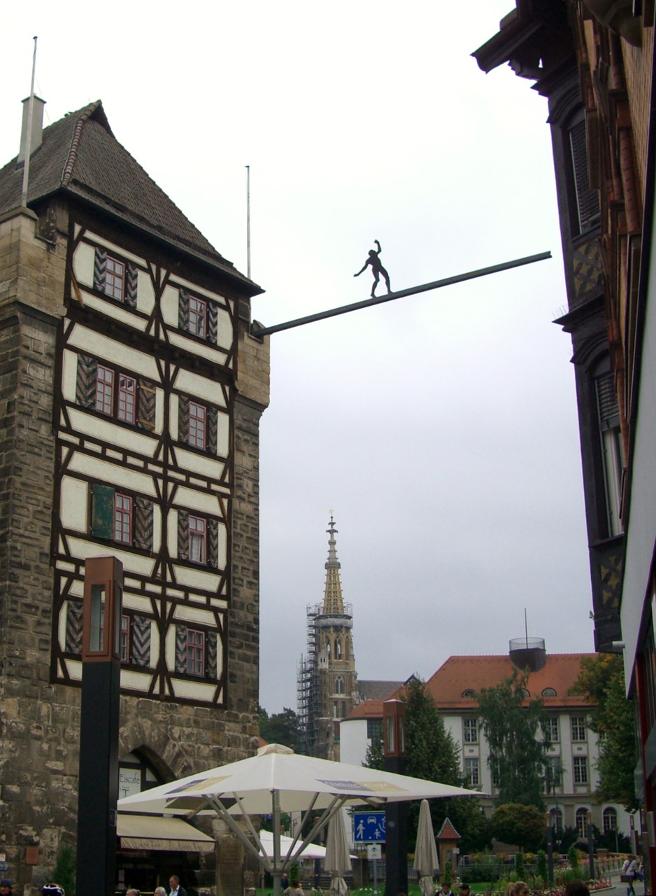 Bokštas, Santūra, Schelztorturm, Skywalker, Menas, Bokštas, Frauenkirche, Esslingen, Nemokamos Nuotraukos,  Nemokama Licenzija