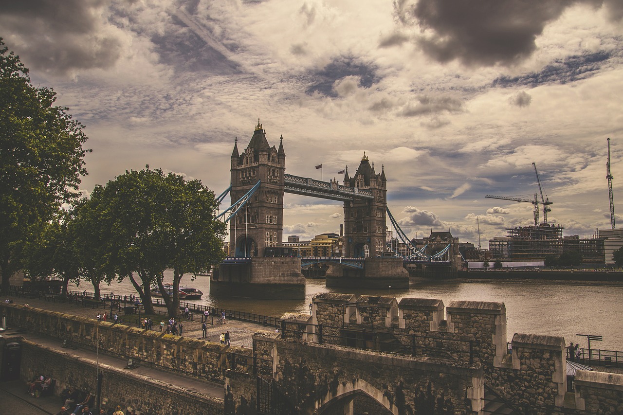 Bokšto Tiltas, Tiltas, Londonas, Upė, Miestas, Anglija, Thames, Architektūra, Orientyras, Uk
