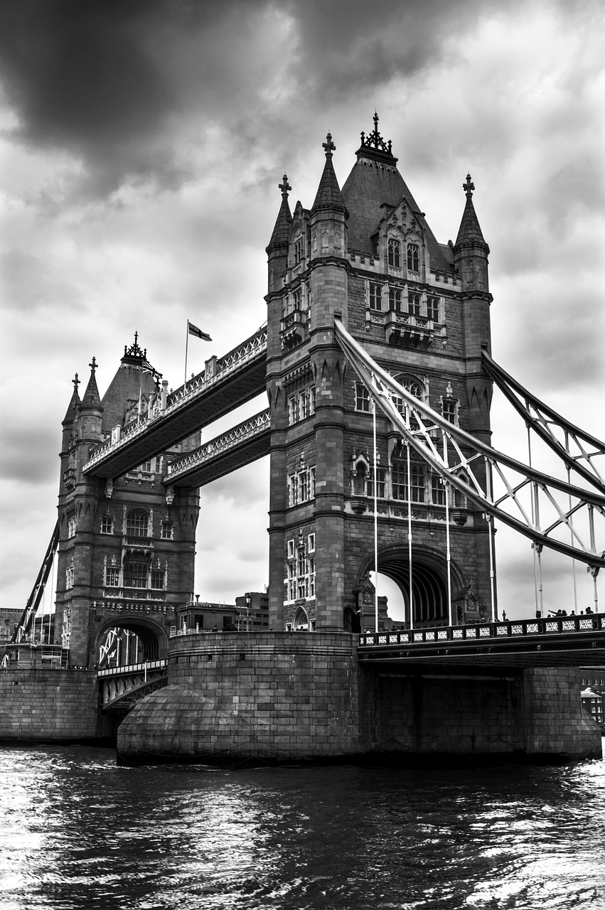 Bokšto Tiltas, Tiltas, Upė, Londonas, Orientyras, Thames, Architektūra, Anglija, Uk, Vanduo