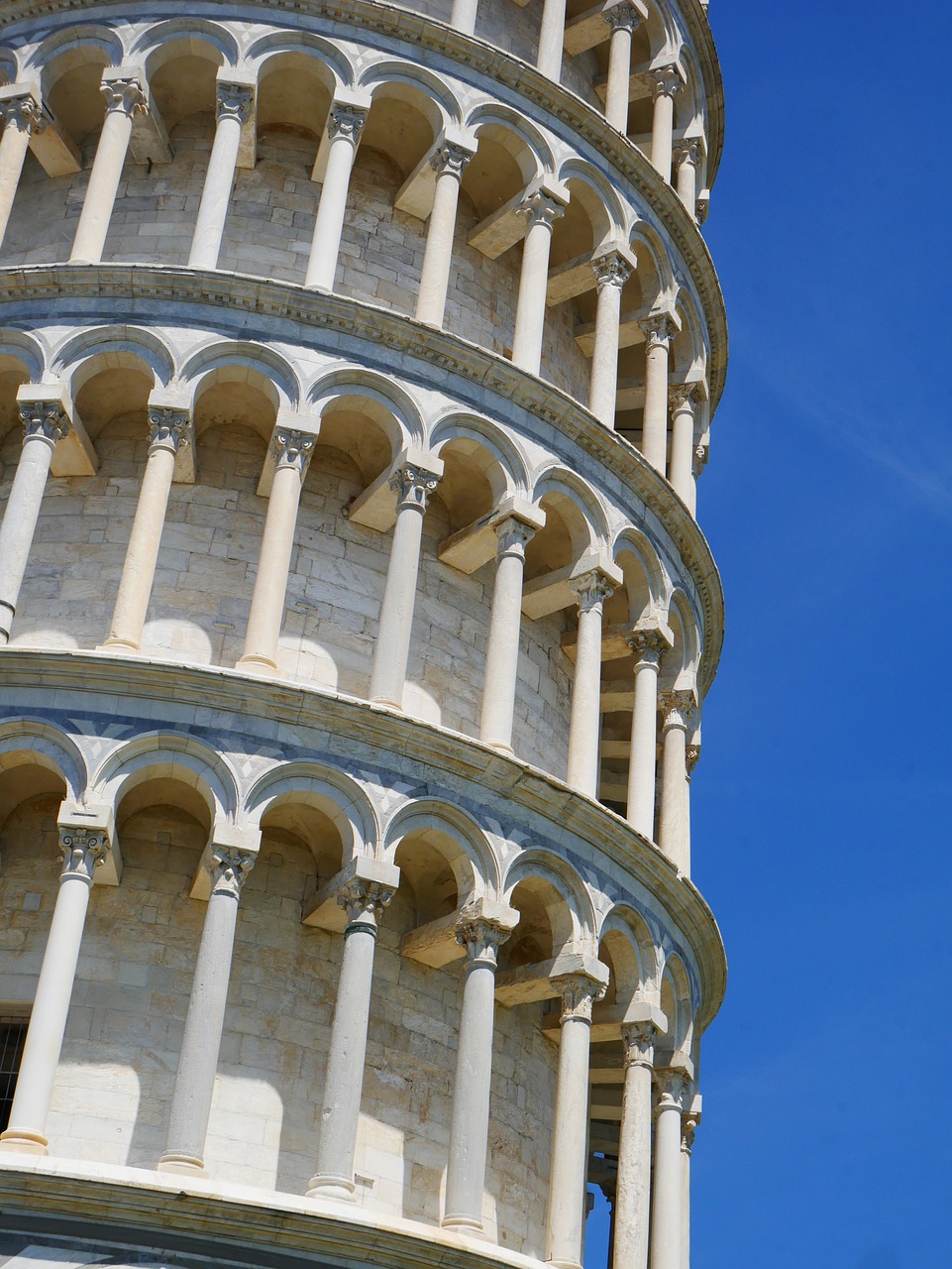 Pizos Bokštas, Pisa, Bokštas, Paminklas, Italy, Mėlynas Dangus, Architektūra, Istorinis Pastatas, Dangus, Kraštovaizdis