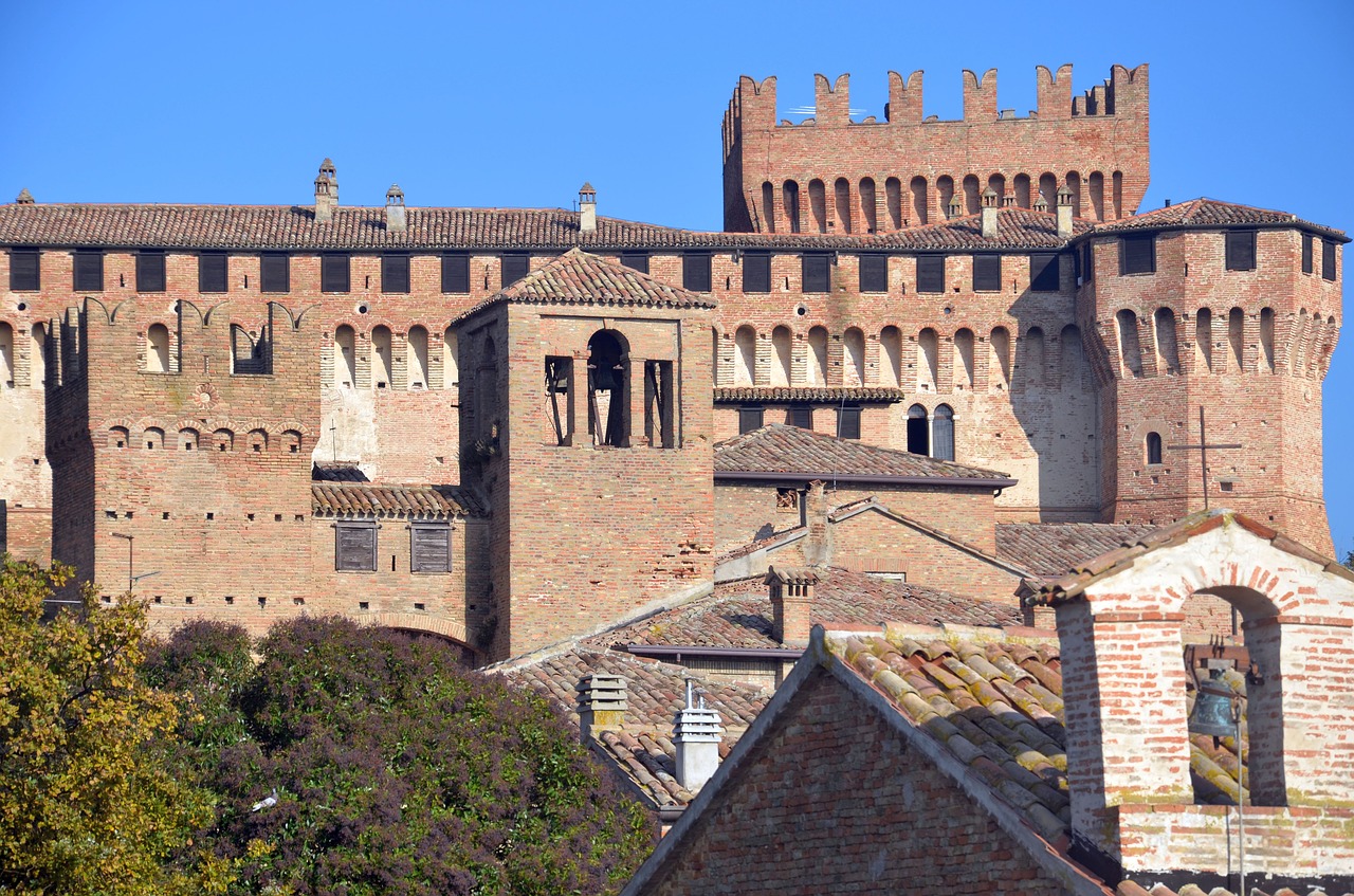 Bokštai, Pilis, Fortifikacija, Gradara, Italy, Nemokamos Nuotraukos,  Nemokama Licenzija