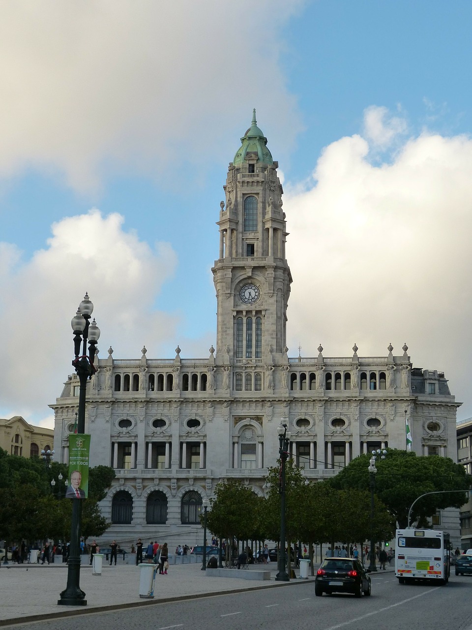 Miesto Rotušė, Porto, Portugal, Miestas, Erdvė, Istoriškai, Turizmas, Architektūra, Žibintas, Bokštas