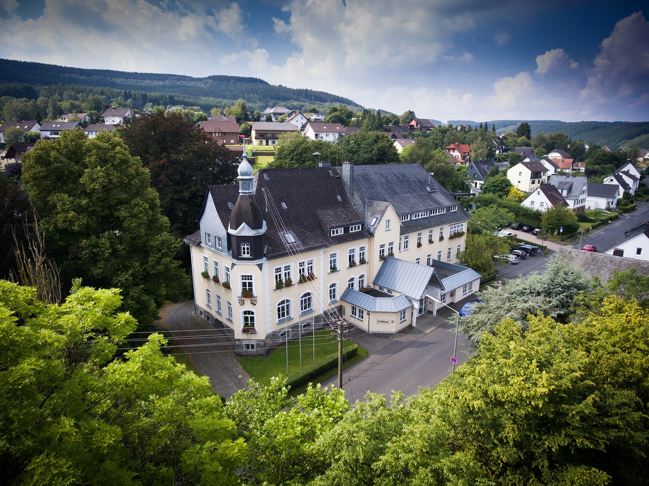 Miesto Rotušė, Burbachas, Siegerland, Siegeno-Vitgenšteino Rajonas, Nemokamos Nuotraukos,  Nemokama Licenzija