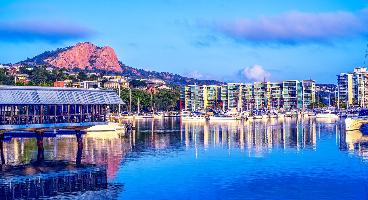 Townsville Laivas, Townsville Marina, Pilies Kalno Nuotrauka, Nemokamos Nuotraukos,  Nemokama Licenzija